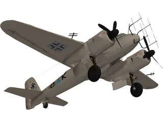 Junkers Ju 88 3D Model