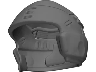 Starship Troopers Helmet 3D Model