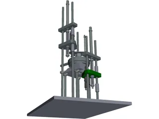 Terminal Tapping Machine 3D Model