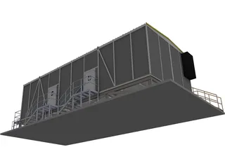 Gas Processing Skid 3D Model