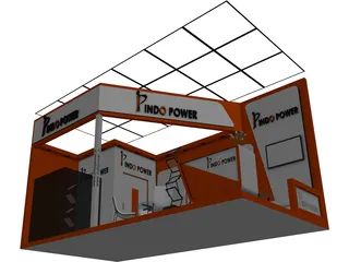 Exhibition Stand 3D Model