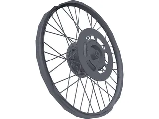 Hudraulic Front Wheel Drive 3D Model