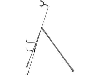 Electric Guitar Stand 3D Model