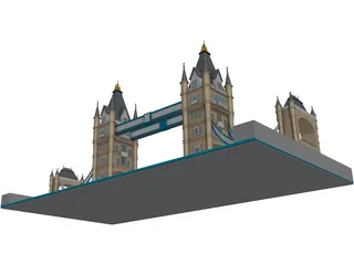 London Tower Bridge 3D Model