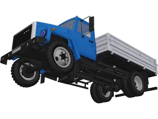 GAZ 3307 3D Model