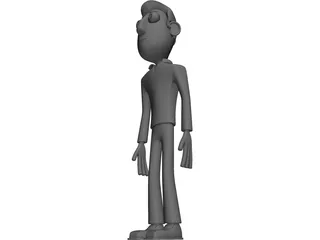 Cartoon Figure Male 3D Model