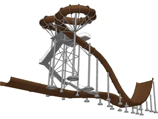 Water Park 3D Model