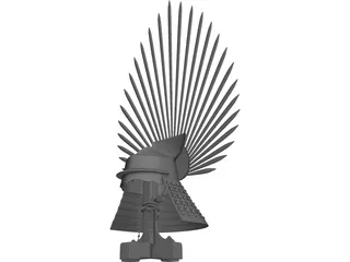 Toyotomi Helmet 3D Model