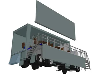 Event Truck 3D Model