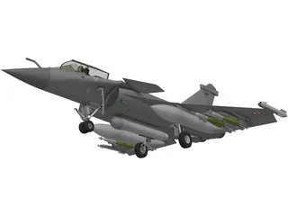 Dassault Rafale 3D Model