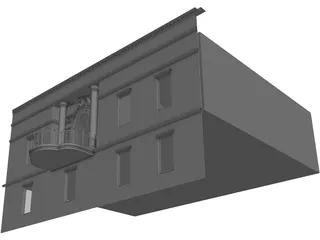 Balcony 3D Model