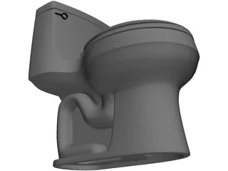 Toilet 3D Model