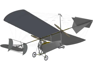 Vlaicu II 1910 3D Model