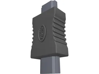 HDMI Connector 3D Model