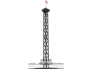 Rail Tower Extreme 3D Model