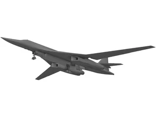 Tupolev Tu-160 3D Model