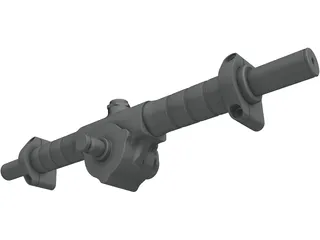 KAZ Technologies FSAE Steering Rack 3D Model