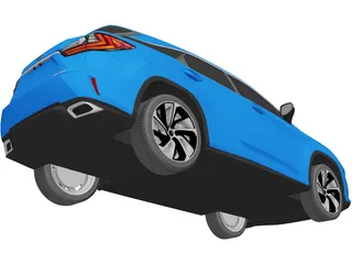 Lexus RX350 (2018) 3D Model