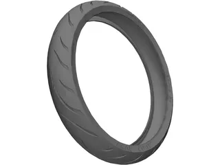 Front Tire 3D Model