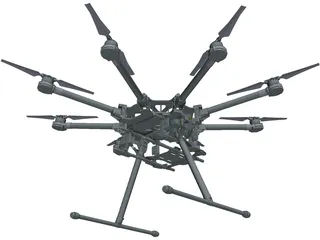 DJI S1000 Spreading Wings 3D Model