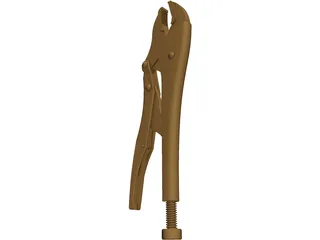 Vice Grip Plier 3D Model