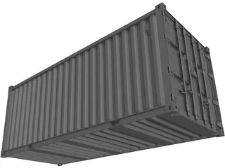 Shipping Container 3D Model