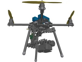 X4 Quadcopter 3D Model