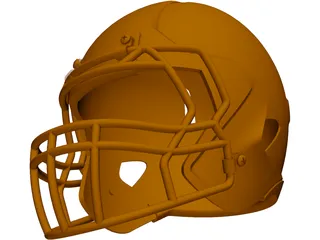 Football Helmet 3D Model