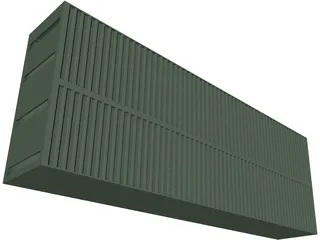 Double Shipping Container 3D Model