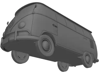 Volkswagen T1 Type 2 3D Model