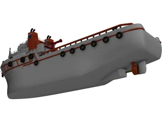 Tugboat 3D Model