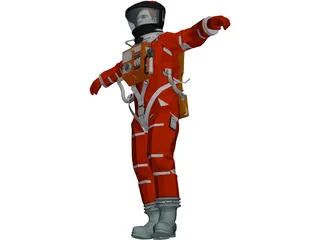 Astronaut 3D Model