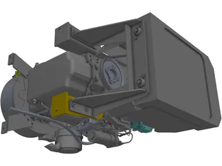 Perkins 1104A-44T Engine 3D Model