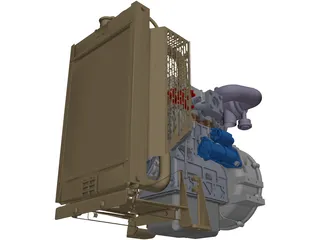 Perkins 403D-11 Engine 3D Model