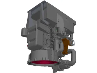 Perkins 403D-15 Engine 3D Model