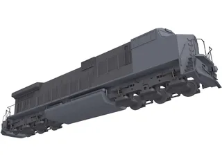 GE Dash 9 3D Model