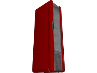 3dsmax coca-cola refrigerator