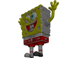 Sponge Bob 3D Model