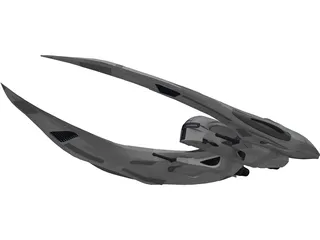 Cylon Raider 3D Model