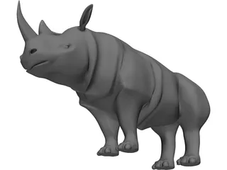 Rhinoceros 3D Model