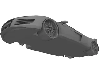 Audi R8 [Tuned] 3D Model