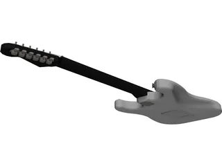 Electric Guitar 3D Model