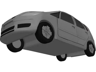 Mitsubishi Colt 5-door 3D Model