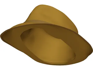 Fedora Hat 3D Model