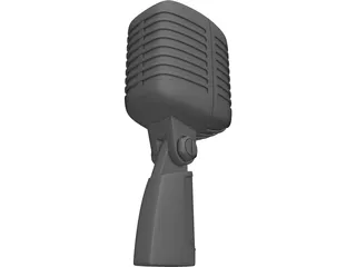 Radio Microphone 3D Model