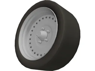 Wheel Tire 3D Model