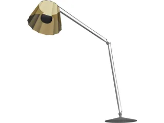 Hinge-Arm Table Lamp 3D Model