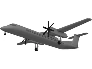 Bombardier Q400 3D Model