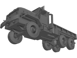 Military Transport Truck 3D Model