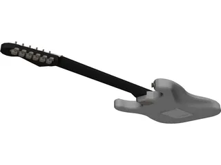 Fender Guitar 3D Model